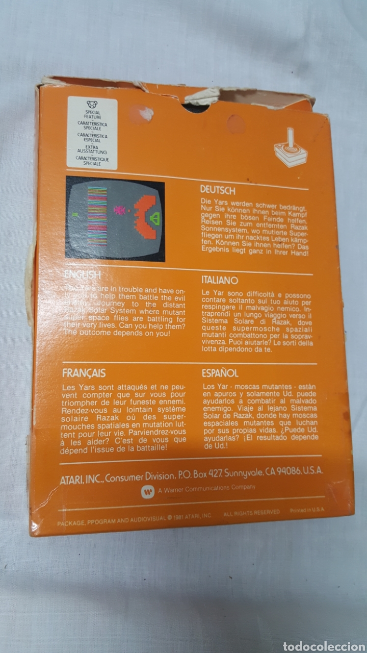 Videojuegos y consolas: YARS REVENGE DE ATARI - Foto 5