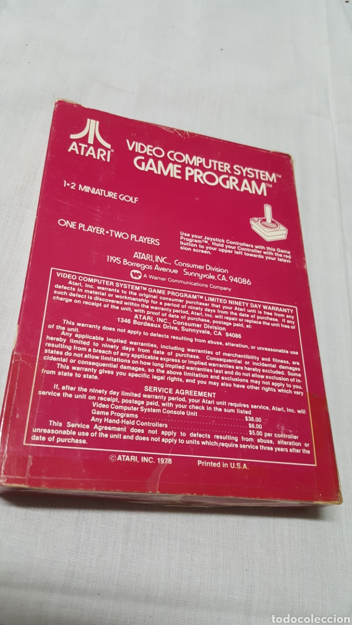 Videojuegos y consolas: MINIATURE GOLF DE ATARI - Foto 8