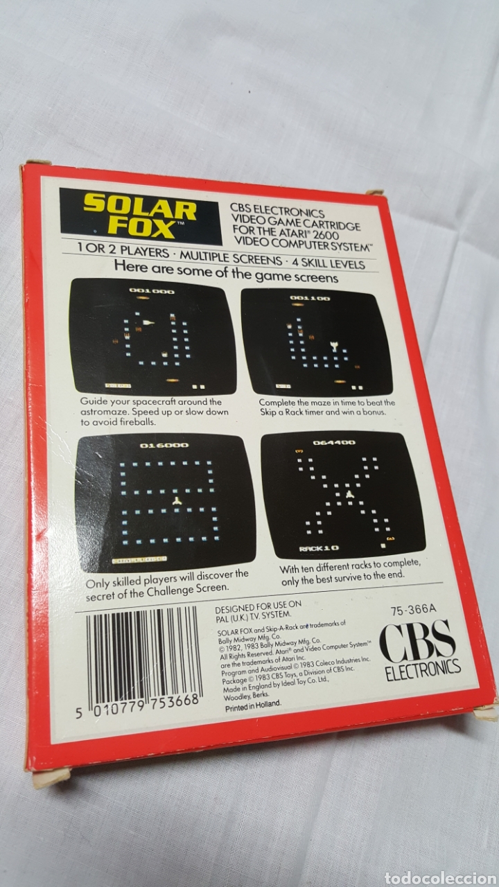 Videojuegos y consolas: SOLAR FOX DE ATARI - Foto 8