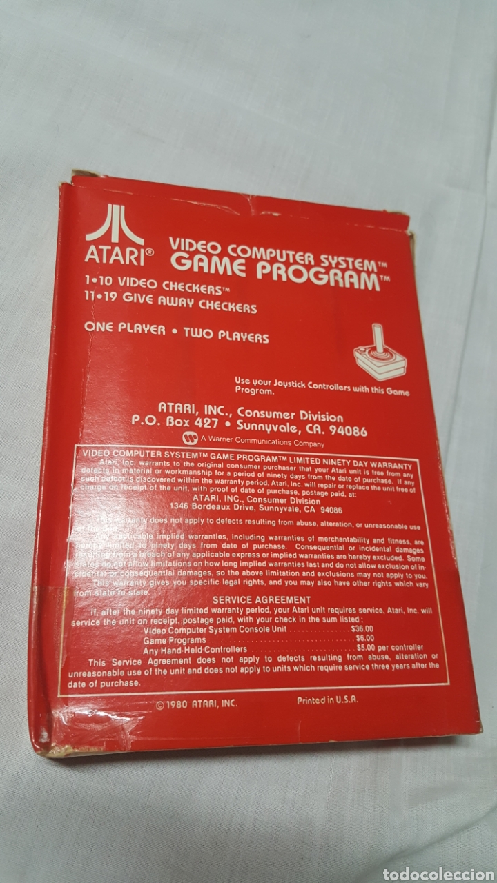 Videojuegos y consolas: VIDEO CHECKERS DE ATARI - Foto 6