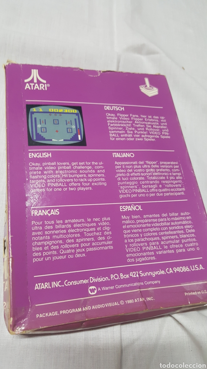 Videojuegos y consolas: VIDEO PINBALL DE ATARI - Foto 7