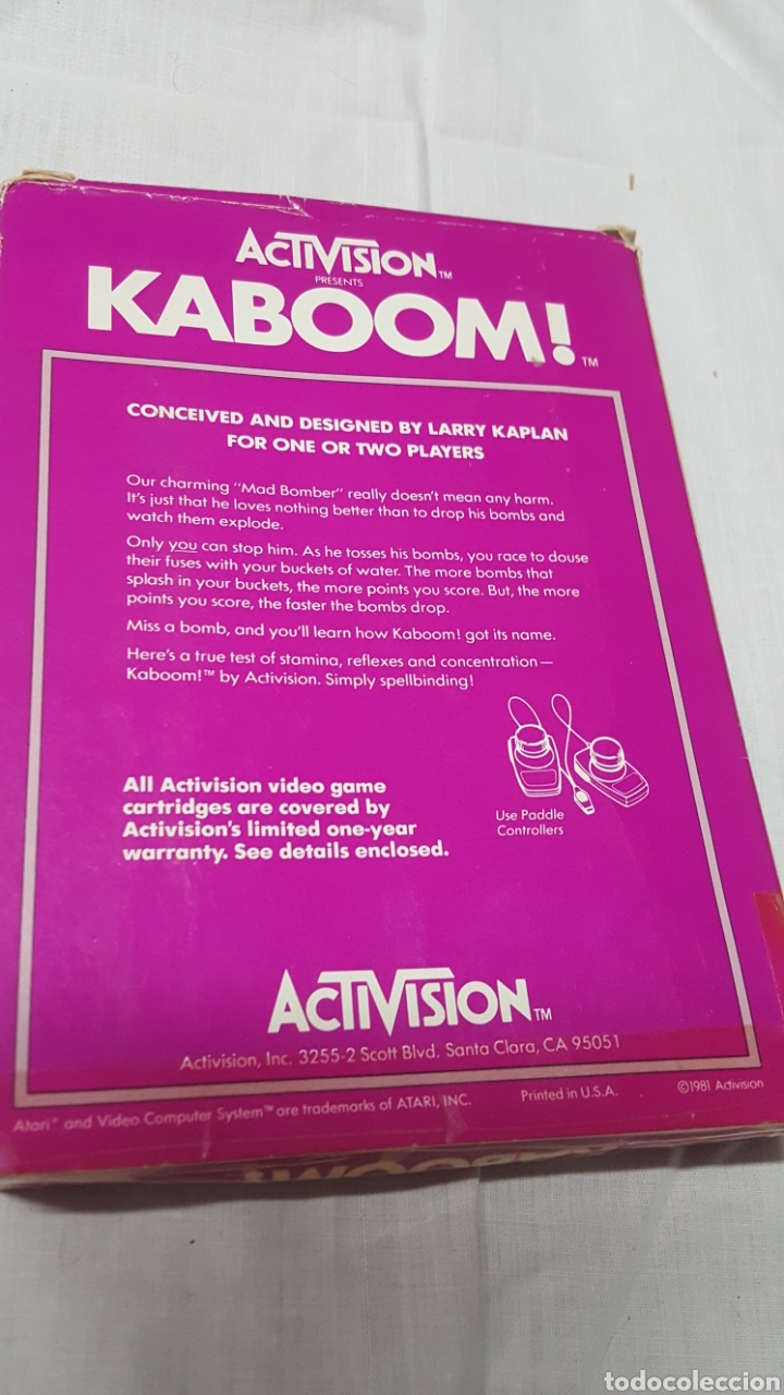 Videojuegos y consolas: KABOOM DE ACTIVISION PARA SISTEMA DE JUEGOS ATARI - Foto 8