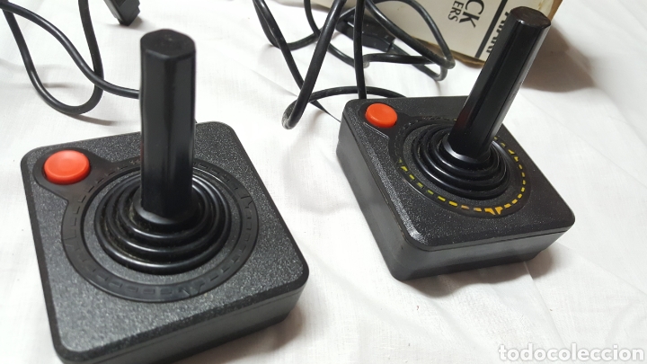 Videojuegos y consolas: SET DE DOS JOYSTICKS ATARI EN SU CAJA ORIGINAL - Foto 8