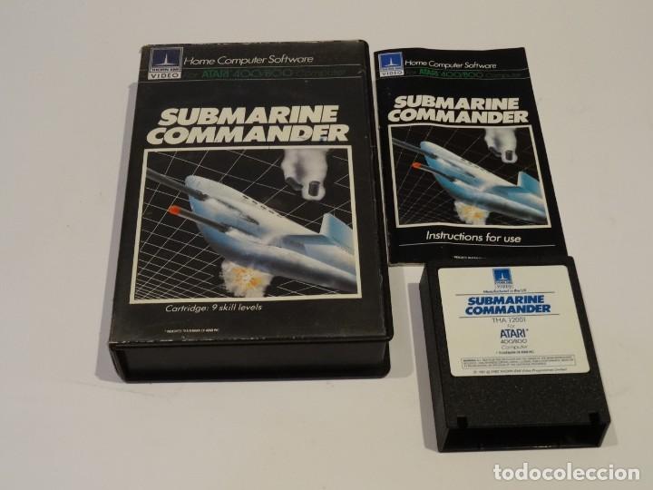 Videojuegos y consolas: Atari Home Computer 400 / 800 - Submarine Commander Estuche - Foto 1