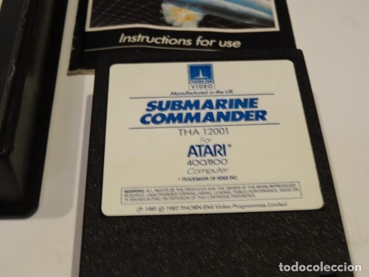 Videojuegos y consolas: Atari Home Computer 400 / 800 - Submarine Commander Estuche - Foto 2
