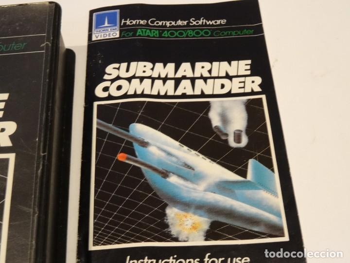 Videojuegos y consolas: Atari Home Computer 400 / 800 - Submarine Commander Estuche - Foto 3