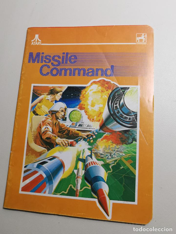 Videojuegos y consolas: LIBRETA ESCOLAR PORTADA MISSILE COMMAND VIDEOJUEGO ATARI A&Ntilde;O 82* - Foto 1