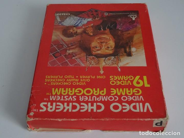 Videojuegos y consolas: Atari VCS 2600 - Video ChecKers + Funda Protectora Pl&aacute;stico - Foto 4