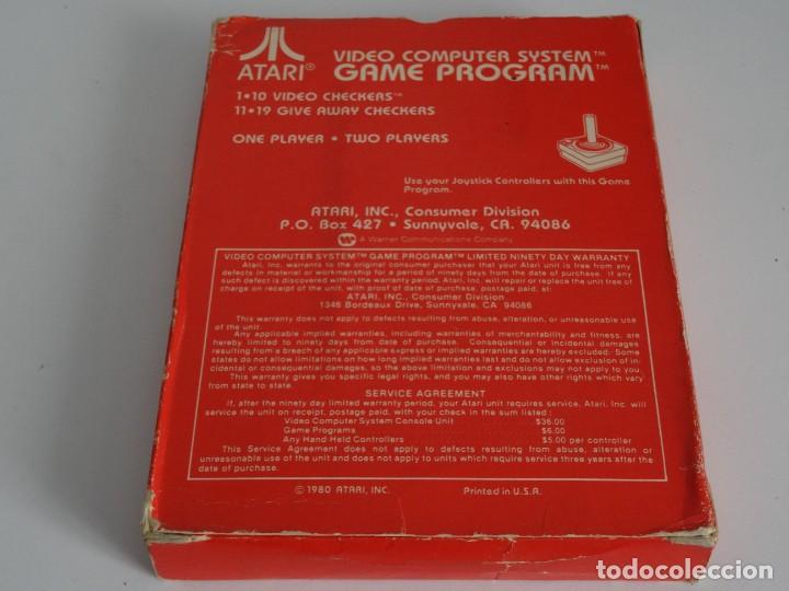 Videojuegos y consolas: Atari VCS 2600 - Video ChecKers + Funda Protectora Pl&aacute;stico - Foto 6