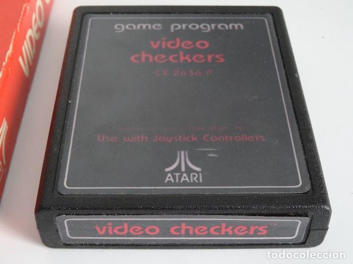 Videojuegos y consolas: Atari VCS 2600 - Video ChecKers + Funda Protectora Pl&aacute;stico - Foto 8