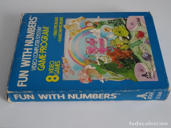 Videojuegos y consolas: Atari VCS 2600 - Fun With Numbers + Funda Protectora Pl&aacute;stico - Foto 3