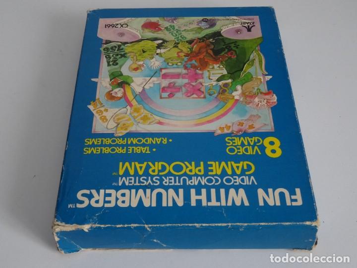 Videojuegos y consolas: Atari VCS 2600 - Fun With Numbers + Funda Protectora Pl&aacute;stico - Foto 4