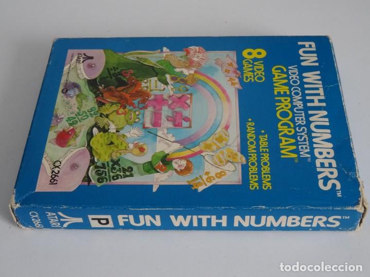 Videojuegos y consolas: Atari VCS 2600 - Fun With Numbers + Funda Protectora Pl&aacute;stico - Foto 5