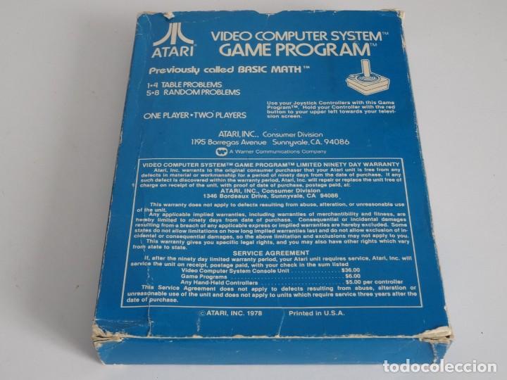 Videojuegos y consolas: Atari VCS 2600 - Fun With Numbers + Funda Protectora Pl&aacute;stico - Foto 6