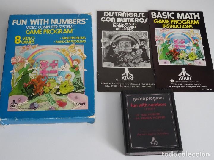 Videojuegos y consolas: Atari VCS 2600 - Fun With Numbers + Funda Protectora Pl&aacute;stico - Foto 7