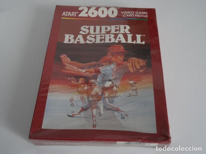 Videojuegos y consolas: Atari VCS 2600 - Super BaseBall NUEVO PRECINTADO + Funda Protectora Pl&aacute;stico - Foto 2