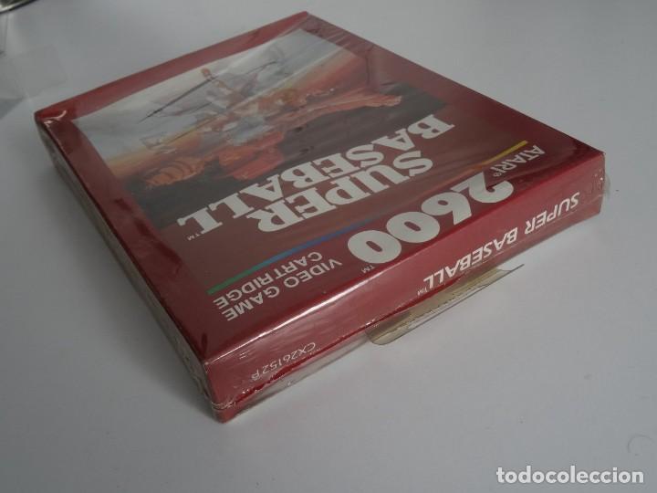 Videojuegos y consolas: Atari VCS 2600 - Super BaseBall NUEVO PRECINTADO + Funda Protectora Pl&aacute;stico - Foto 3