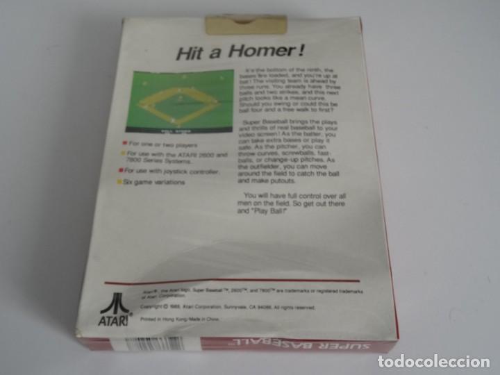 Videojuegos y consolas: Atari VCS 2600 - Super BaseBall NUEVO PRECINTADO + Funda Protectora Pl&aacute;stico - Foto 4