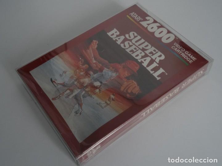Videojuegos y consolas: Atari VCS 2600 - Super BaseBall NUEVO PRECINTADO + Funda Protectora Pl&aacute;stico - Foto 1