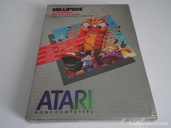 Videojuegos y consolas: Atari Home Computer - Millipede Caja Cart&oacute;n Gigante - Foto 4