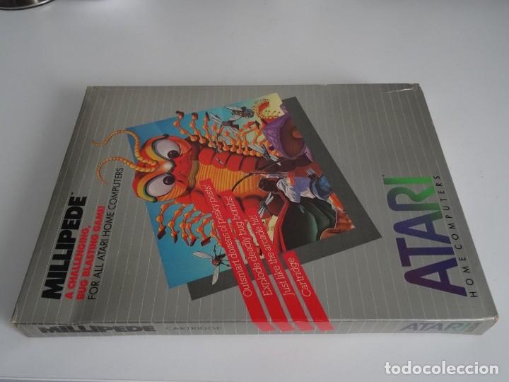 Videojuegos y consolas: Atari Home Computer - Millipede Caja Cart&oacute;n Gigante - Foto 5