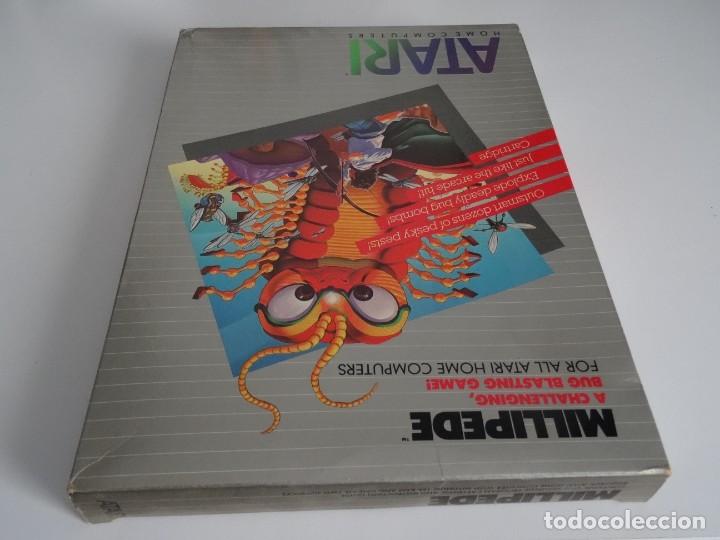 Videojuegos y consolas: Atari Home Computer - Millipede Caja Cart&oacute;n Gigante - Foto 6