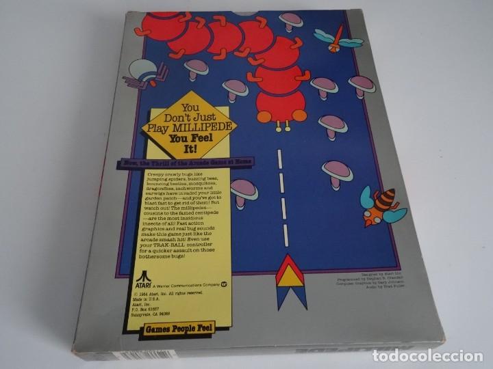 Videojuegos y consolas: Atari Home Computer - Millipede Caja Cart&oacute;n Gigante - Foto 8