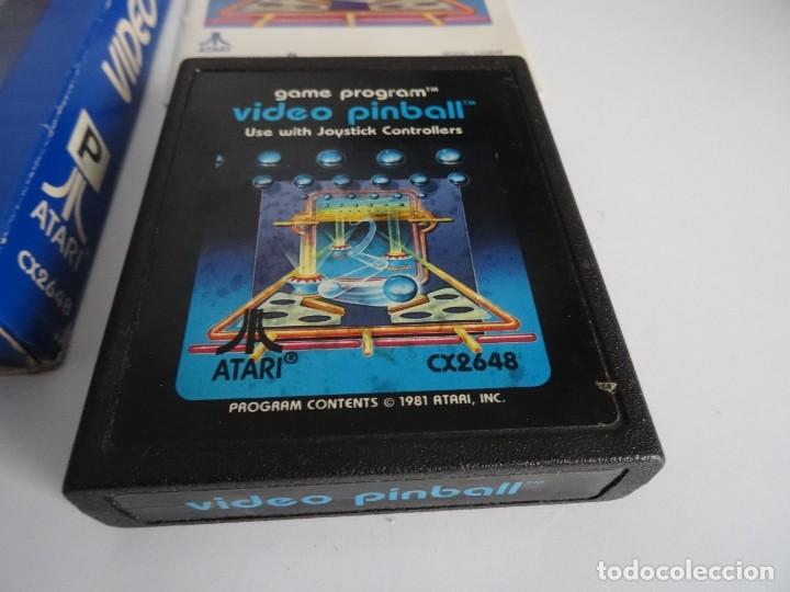Videojuegos y consolas: Atari VCS 2600 - Video Pinball + Funda Protectora Pl&aacute;stico - Foto 3