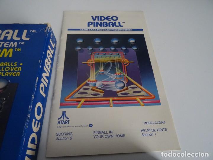 Videojuegos y consolas: Atari VCS 2600 - Video Pinball + Funda Protectora Pl&aacute;stico - Foto 4