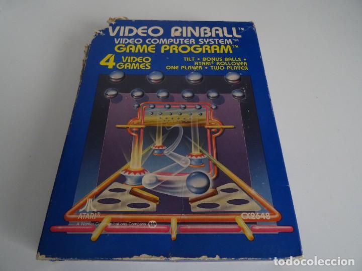 Videojuegos y consolas: Atari VCS 2600 - Video Pinball + Funda Protectora Pl&aacute;stico - Foto 5