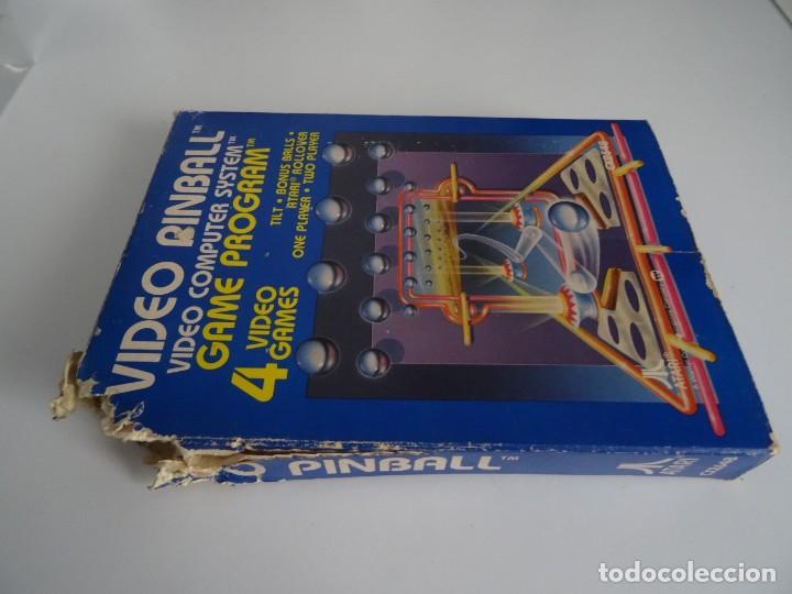 Videojuegos y consolas: Atari VCS 2600 - Video Pinball + Funda Protectora Pl&aacute;stico - Foto 6