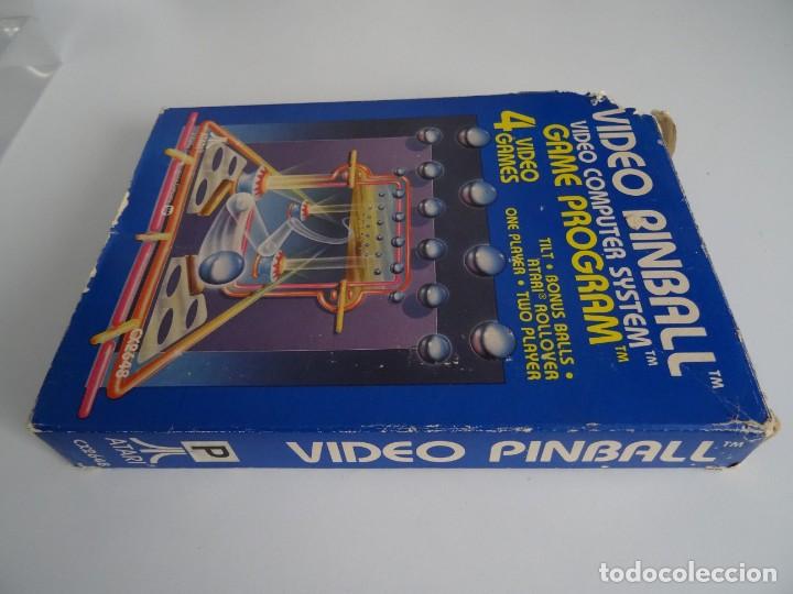 Videojuegos y consolas: Atari VCS 2600 - Video Pinball + Funda Protectora Pl&aacute;stico - Foto 9