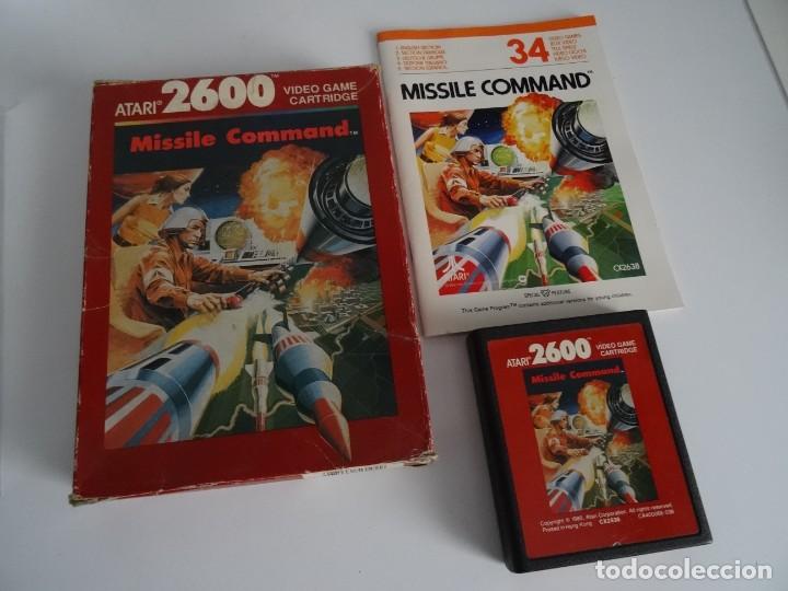 Videojuegos y consolas: Atari VCS 2600 - Missile Command + Funda Protectora Pl&aacute;stico - Foto 2
