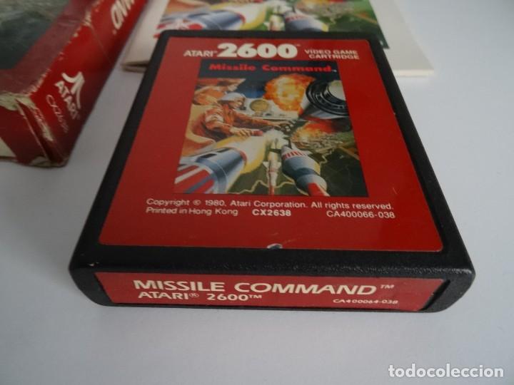 Videojuegos y consolas: Atari VCS 2600 - Missile Command + Funda Protectora Pl&aacute;stico - Foto 3