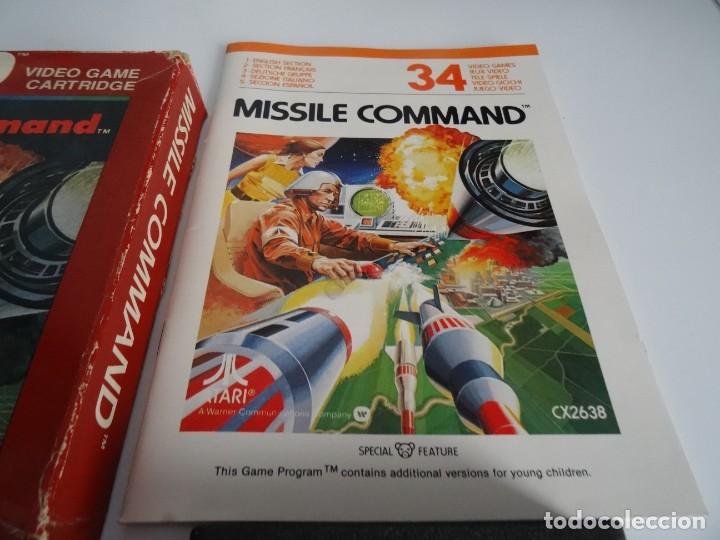 Videojuegos y consolas: Atari VCS 2600 - Missile Command + Funda Protectora Pl&aacute;stico - Foto 4