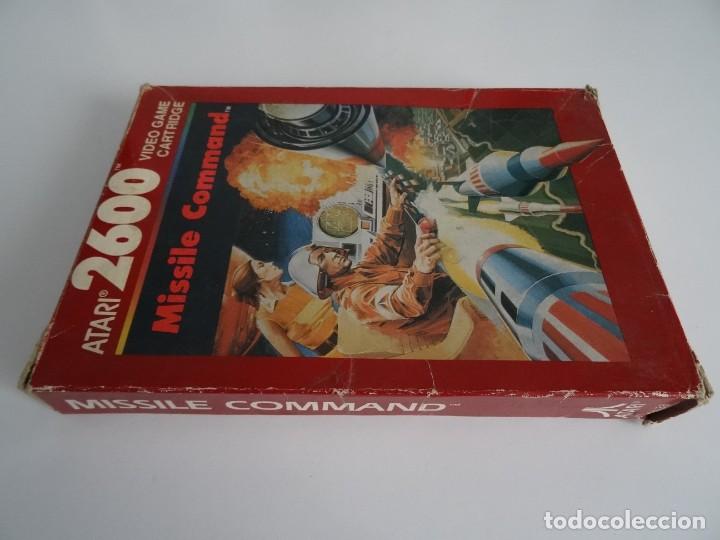 Videojuegos y consolas: Atari VCS 2600 - Missile Command + Funda Protectora Pl&aacute;stico - Foto 6