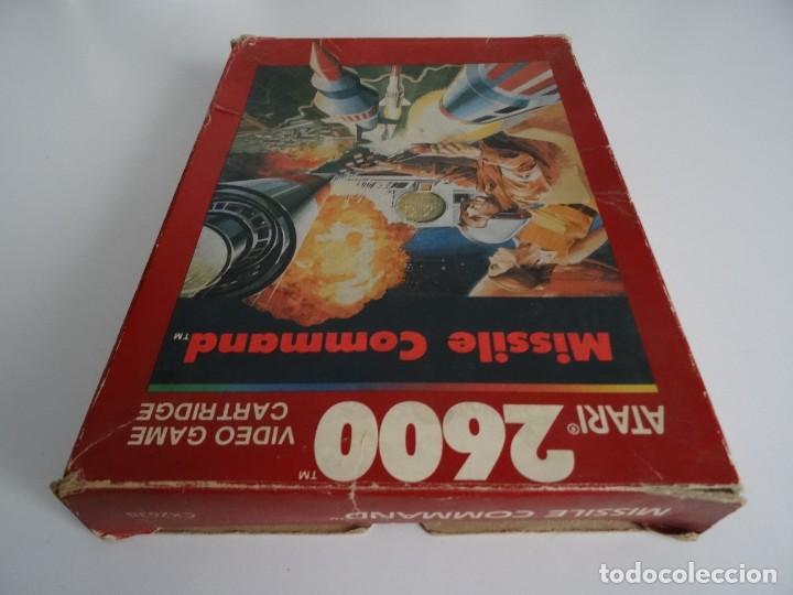 Videojuegos y consolas: Atari VCS 2600 - Missile Command + Funda Protectora Pl&aacute;stico - Foto 7