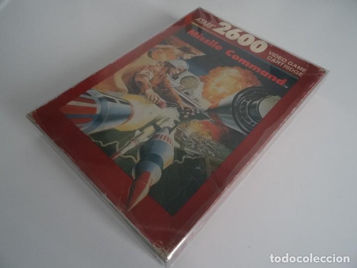 Videojuegos y consolas: Atari VCS 2600 - Missile Command + Funda Protectora Pl&aacute;stico - Foto 1