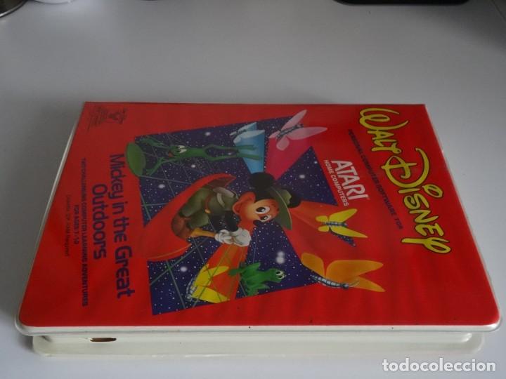 Videojuegos y consolas: Atari Home Computers - Mickey in the Great OutDoors Disco 5 1/4 Disc Atari - Foto 5