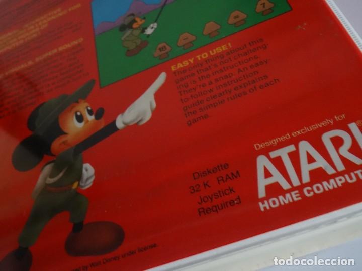 Videojuegos y consolas: Atari Home Computers - Mickey in the Great OutDoors Disco 5 1/4 Disc Atari - Foto 8
