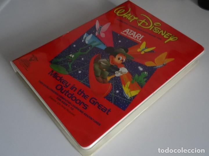 Videojuegos y consolas: Atari Home Computers - Mickey in the Great OutDoors Disco 5 1/4 Disc Atari - Foto 1