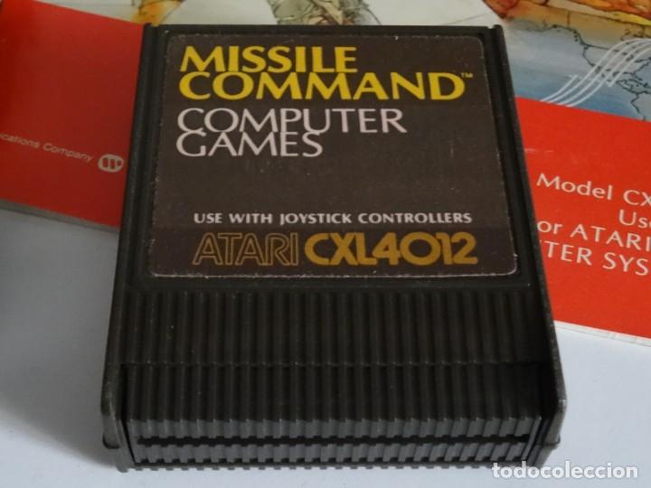 Videojuegos y consolas: Atari Home Computer 400 / 800 - Missile Commando Caja Cart&oacute;n Gigante - Foto 3