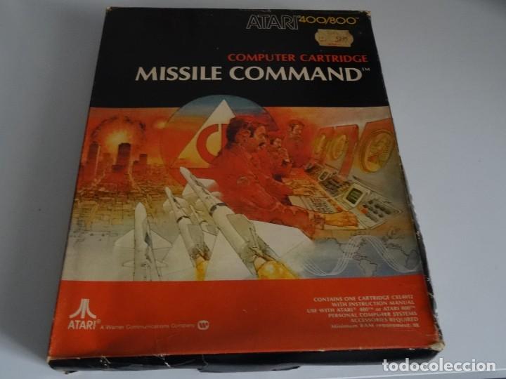 Videojuegos y consolas: Atari Home Computer 400 / 800 - Missile Commando Caja Cart&oacute;n Gigante - Foto 5