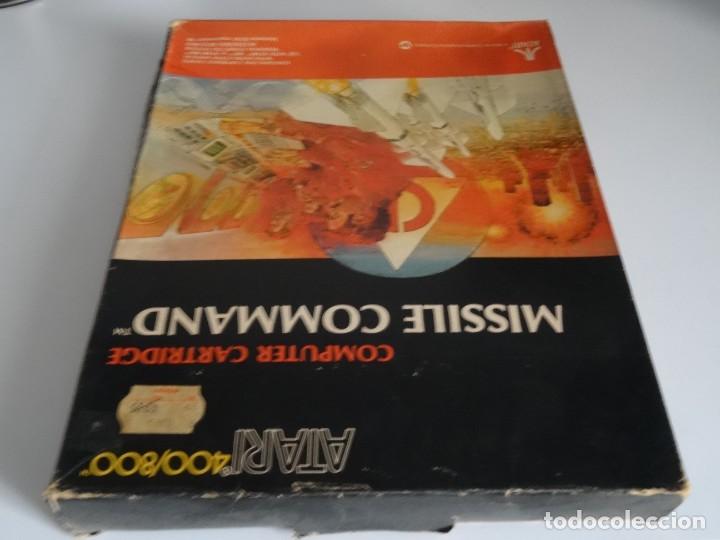 Videojuegos y consolas: Atari Home Computer 400 / 800 - Missile Commando Caja Cart&oacute;n Gigante - Foto 8