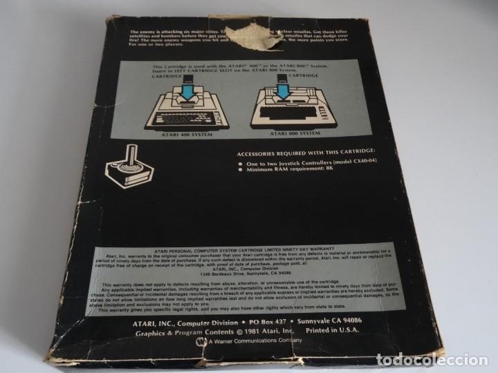Videojuegos y consolas: Atari Home Computer 400 / 800 - Missile Commando Caja Cart&oacute;n Gigante - Foto 10