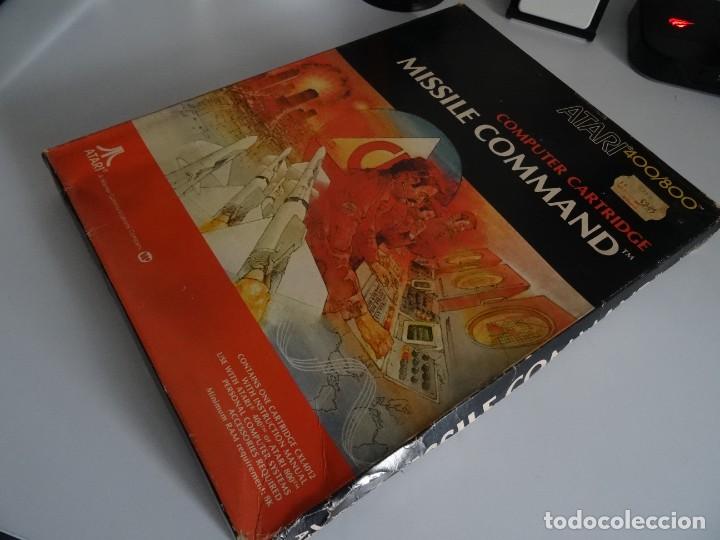 Videojuegos y consolas: Atari Home Computer 400 / 800 - Missile Commando Caja Cart&oacute;n Gigante - Foto 1