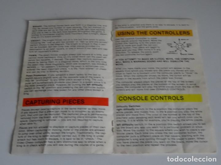 Videojuegos y consolas: Atari VCS 2600 - Manual del Juego - VIDEO CHESS - - Foto 2