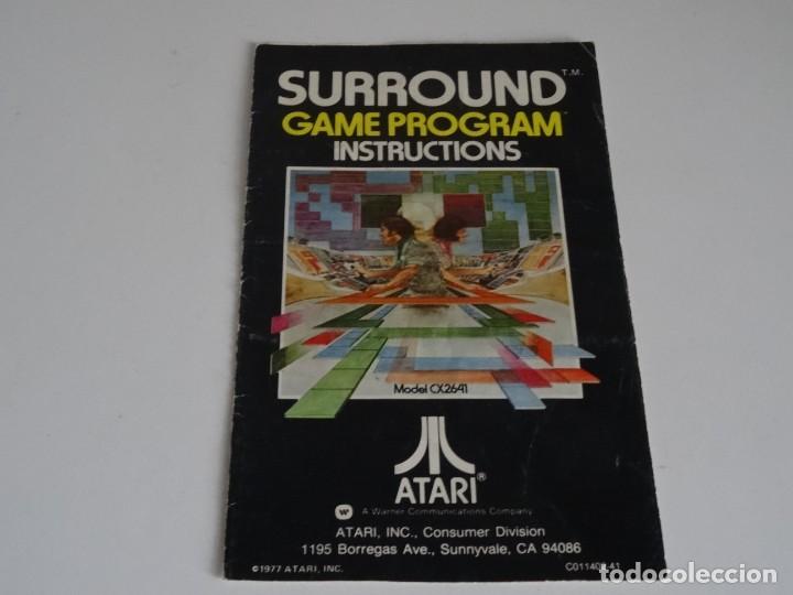 Videojuegos y consolas: Atari VCS 2600 - Manual del Juego - SURROUND - Atari - Foto 1