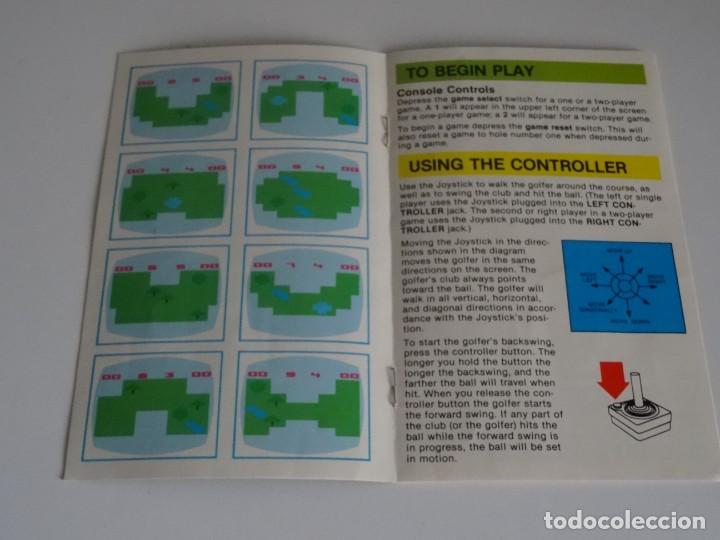 Videojuegos y consolas: Atari VCS 2600 - Manual del Juego - GOLF - Atari - Foto 2