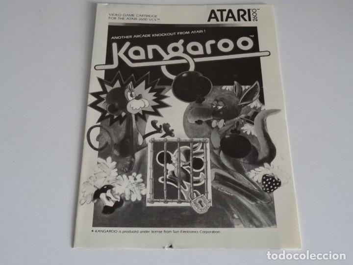 Videojuegos y consolas: Atari VCS 2600 - Manual del Juego - KANGAROO - Atari - Foto 1